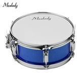 Muslady 12inch Snare Drum Head with Drumsticks Shoulder Strap Drum Key for Student Band