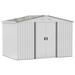 Outsunny Steel Outdoor Shed Organizer and Garden Storage Shed