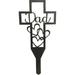 Metal Cross Stake Hollow Outdoor Decoration Creative Relatives Cemetery Ornament Easy Installation