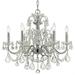 Crystorama 3226-CH-CL-SAQ Six Light Chandeliers