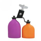 Tomshine Bicolor Cowbell for Drum Set High and Low Tones Midium Size Double Mounted Bell Kit Percussion Instruments