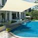 NEWEEN Sun Shade Sail Rectangle 6.5 x6.5 UV Block Canopy for Patio Backyard Lawn Garden Outdoor Activities Beige