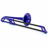 Jiggs pBone Mini Plastic Trombone for Beginners Blue