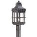 Friar s Gardens 1 Light Outdoor Post Lantern 8.5 inches Wide By 21.5 inches High Bailey Street Home 154-Bel-689307