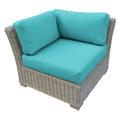 TK Classics Coast Wicker Patio Corner Sofa