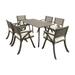 Home Hermosa Acacia 7 Piece Patio Dining Set