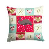 Emu Love Fabric Decorative Pillow