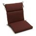 Blazing Needles Outdoor 3-Section 19 x 42 in. High Back Patio Chair Cushion