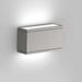 WAC Rubix LED Wet Rated Rectangular Up & Down Wall Light in Aluminum