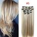 New Fashion Sexy Women Wig Clip In Hair Extension Long Straight False Hairs 16 Clips Hairpiece Lady Girl Wigs Gift