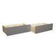 Urban Bed Drawers Twin-Full Grey