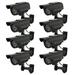 TKOOFN 8 Pack Fake Solar Power Security Camera Dummy Realistic CCTV Surveillance Camera with Red Light Blinking