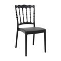 Compamia Napoleon Patio Dining Chair in Black