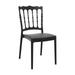 Compamia Napoleon Patio Dining Chair in Black