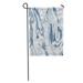 SIDONKU Watercolor Marble Dark Blue Colour Beautiful for Creative of Modern Garden Flag Decorative Flag House Banner 28x40 inch