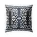 Taos Dark Blue Outdoor Pillow by Kavka Designs