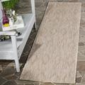 Safavieh Courtyard Marolyn Indoor/ Outdoor Patio Backyard Rug Beige/Beige 2 3 x 10 Runner 10 Runner Outdoor Indoor Entryway Bedroom Dining Room