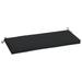 Better Homes & Gardens 18 x 48 Black Rectangle Outdoor Bench Cushion 1 Piece