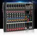 Professional Audio Mixer Sound Board Console Desk System Interface 8 Channel Digital USB Bluetooth MP3 Computer Input 48V Phantom Power Stereo DJ Studio FX