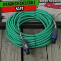 Speakon Cable Speaker Cords 50 FT - Fat Toad 12 AWG DJ Wires Studio Audio Stage