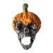 Resin Skull Statue Halloween Home Table Decoration Ornament Scary Modern Skull Statue Decorative Skull Sculpture