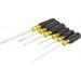 Stanley 6 Piece Cabinet Phillips & Slotted Screwdriver Set Bit Sizes: Philips #1 & #2 Tip Thickness: 3/16 1/4 & 5/16