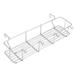 Hemoton Stainless Steel Storage Basket BBQ Grill Stove Side Hanging Storage Holder Multi-use Outdoor Picnic Storage Rack(33x8.5x5.6CM)