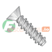 1/4 x 1 1/4 High Low Style Self Tapping Screws / Phillips / Flat Head / 18-8 Stainless Steel (Quantity: 1 000 pcs)