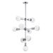 11349PC-Maxim Lighting-Molecule-9 Light Entry Foyer Pendant-27 Inches wide by 33 inches high