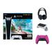 Sony Playstation 5 Digital Edition Horizon Forbidden West Bundle with Extra Pink Controller Black PULSE 3D Wireless Headset and Surge QuickType 2.0 Wireless Keypad