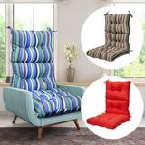 Indoor Outdoor One-piece Chair Cushion High Rebound Foam Cushion Office Chair Mat Thicken High Back Chair Pad