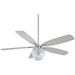 Minkaaire Bling Bling 56 5 Blade Indoor Led Ceiling Fan - Chrome