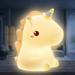 Irene Smooth Neon Night Light With Silicone Made kids night lamp for Kids Children and Toddler s Cute Room Decor - Unicorn