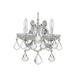 Two Light Wall Sconce in Classic Style 10.5 inches Wide By 12.5 inches High-Polished Chrome Finish-Hand Cut Crystal Type Bailey Street Home