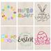 Home Garden Happy Easter Bunny Egg House Flag Garden Flags