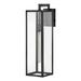 2595BK-Hinkley Lighting-Max - 1 Light Large Outdoor Wall Lantern in Transitional Style - 7 Inches Wide by 25 Inches High-Black Finish-Incandescent