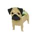 Hapeisy Dog Shaped Planter Pot Wooden Flowerpot Potted Ornaments Animal Shaped Cartoon Planters Succulent Plant Pots Cute Pet Puppy Dogs Flower Pot for Indoor Outdoor Gardening Decorations