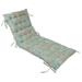 Vargottam Printed Rocking Chair Sofa Cushion With TiesChaise Recliner Quilted Thick Padded Seat Cushions Recliner Garden Outdoor Terrace Bench Cushion 74 X 23 inches- Aquamarine Green