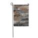 KDAGR Brown Abstract Marble Beige Architecture Black Wood Retro Stone Vintage Garden Flag Decorative Flag House Banner 12x18 inch