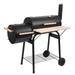 Outdoor Portable Charcoal Grill ENYOPRO BBQ Charcoal Grill with Wheels Thermometer & Side Smoker High Temperature Grill (500-600 Degrees) for Backyard Patio Camping B025