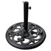 Tropishade Cast Iron Umbrella Base Black