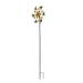 Direct International Yellow/ Black Honeybee and Flower Wind Spinner Garden Stakes 72 inch