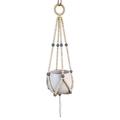 Macrame Plant Hanger-Outdoor Indoor Hanging Planter Holder/Hanging Basket Flower Hangers Cotton Rope with Bead for Home Decor