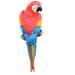 12.2\ \ Hanging Parrots Statue Realistic Wall Mounted Resin Animal Sculptures for Patio Garden Tree Indoor Home Decor