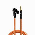 Right Angle XLR Male to 1/4 TRS Male - 10 Feet - Orange - Pro 3-Pin Microphone Connector for Powered Speakers Audio Interface or Mixer for Live Performance & Recording 10 Feet Orange