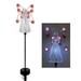 31 Height Solar Garden Stake Lights Solar Angel Patio Decor with 7 LEDs Solar Stake Lights Outdoor LED Waterproof Solar Powered Decorative Light