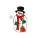 JUNTEX Waterproof Christmas Decorations Window Blinking Lights with Suction Cup Hanging Decor Santa Claus Snowman Christmas Trees Elks Indoor Outdoor