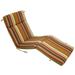 Blazing Needles 93475-OD-066 72 x 24 in. Polyester Outdoor Chaise Lounge Cushion Pine Valley Stripe