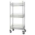 24 Deep x 24 Wide x 69 High 3 Tier Mobile Deep Basket Unit