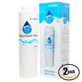 2-Pack Replacement for Amana ASD22328HEW Refrigerator Water Filter - Compatible with Amana UKF8001AXX Fridge Water Filter Cartridge - Denali Pure Brand